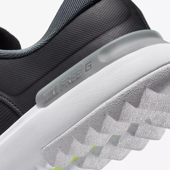 New Sz 11.5W MEN\'S NIKE FREE GOLF NN SPIKELESS FQ7875-001 BLACK GREY VOLT WHITE main image 9